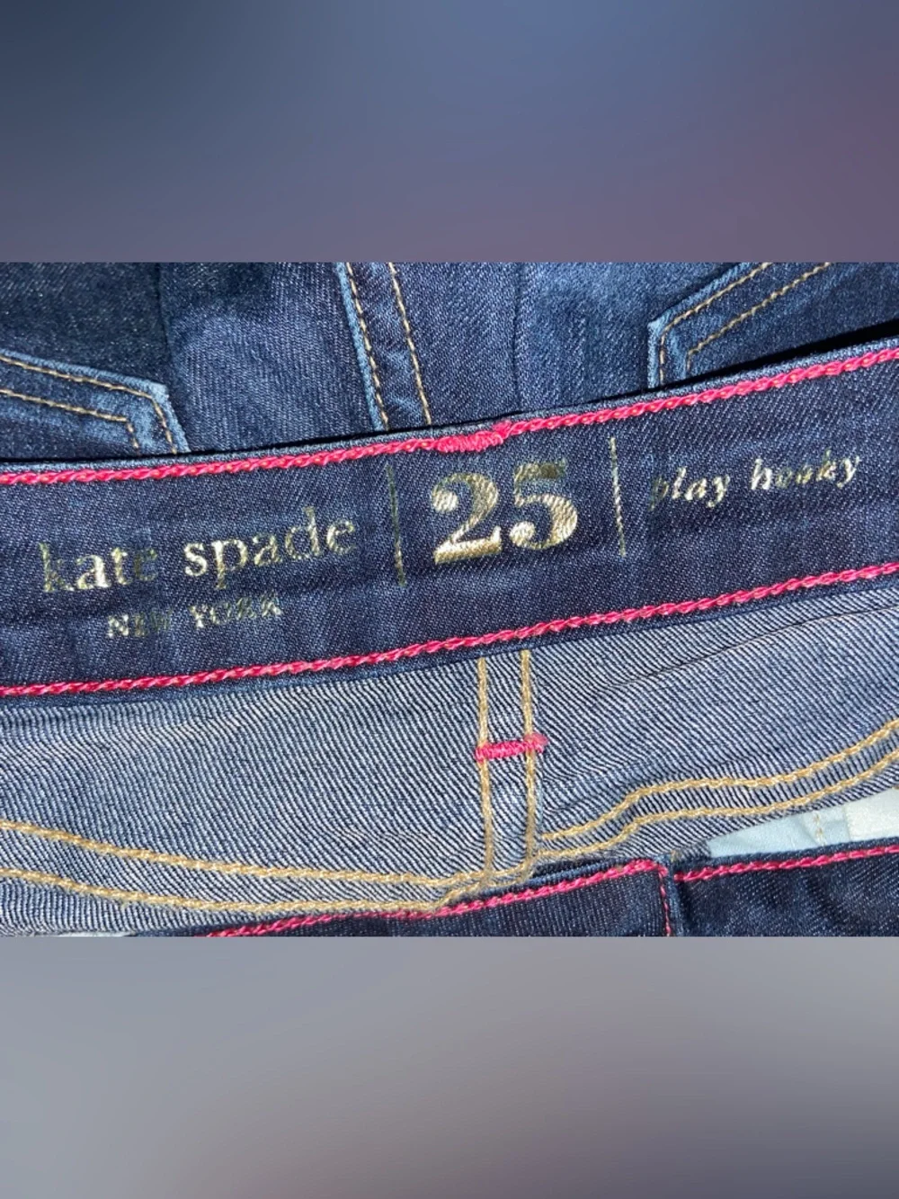 kate spade Dark Indigo Boot-Cut Jeans